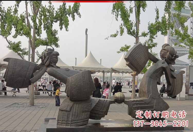 潍坊芭蕾舞姿精雕美女雕塑