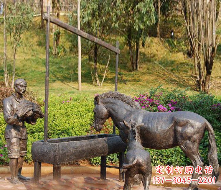 潍坊高端定制铜雕动物雕塑