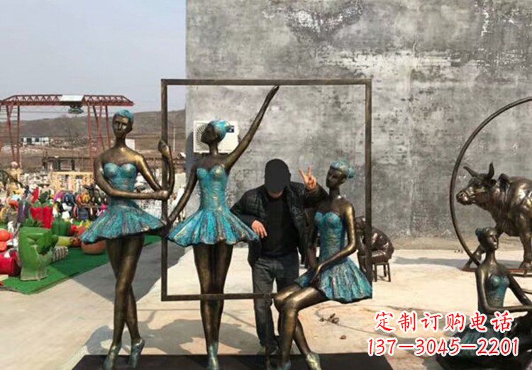 潍坊中领雕塑精美装饰品----现代西方美女人物雕塑