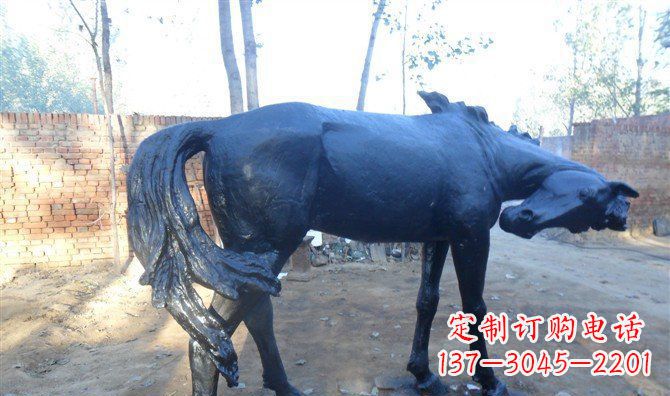潍坊中领雕塑，马出奇制——铜马动物铜雕
