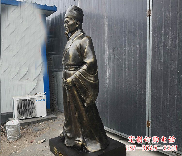潍坊广场铸铜李时珍医学者雕塑