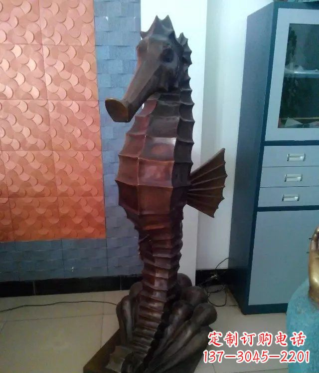 潍坊海马铸铜动物雕塑,品质保证