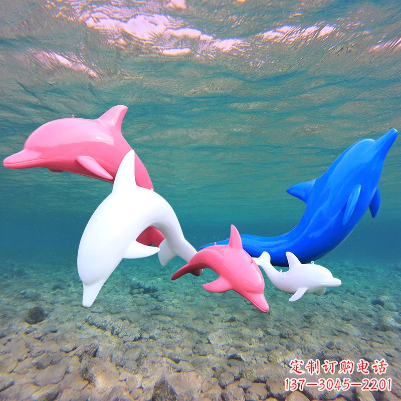 潍坊海豚玻璃钢彩绘雕塑–彰显唯美与深情