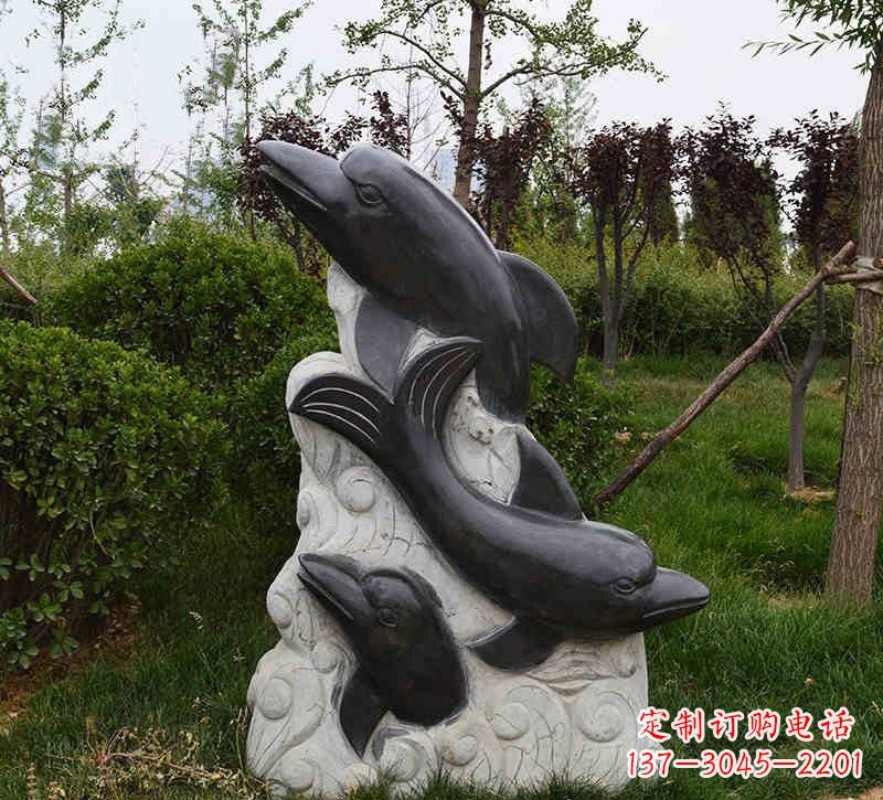 潍坊特色海豚雕塑,带您体验最真实的海洋梦想