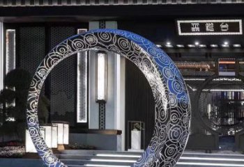 潍坊精致圆环喷泉雕塑陪伴你的绿色城市