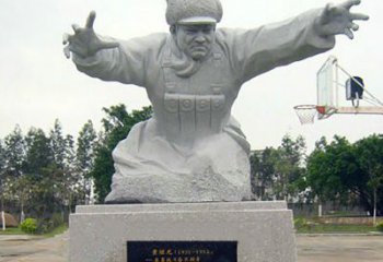 潍坊中领雕塑|专业制作黄继光石雕