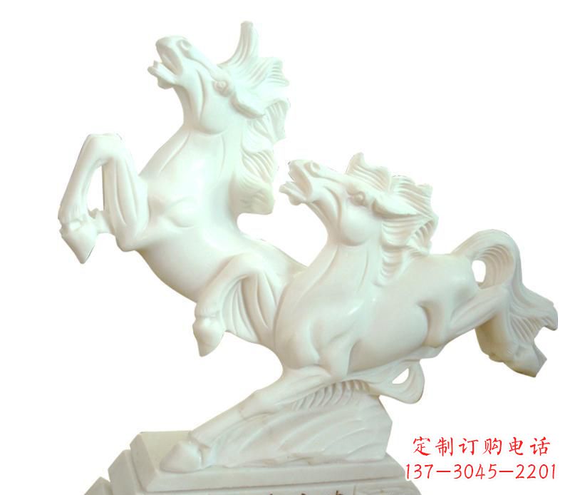 潍坊汉白玉动物飞马雕塑