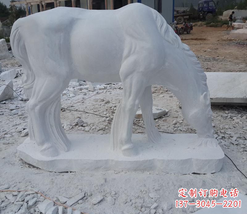 潍坊汉白玉动物马