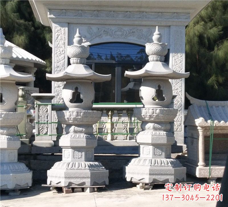 潍坊汉白玉公园石灯笼