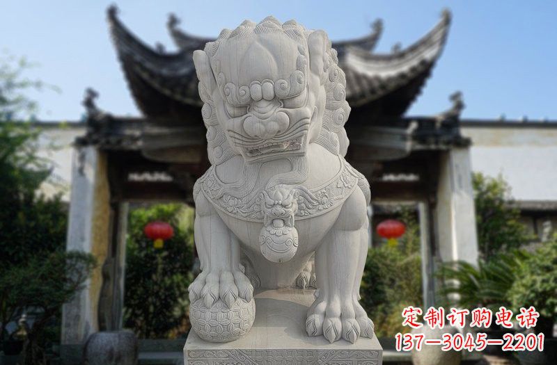 潍坊仿故宫狮子石雕,精心打造文化艺术之作
