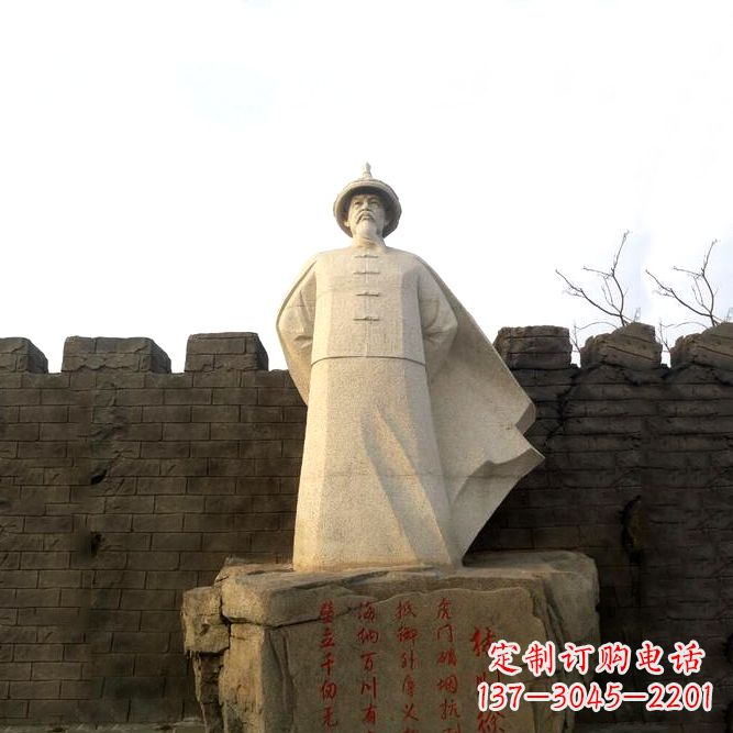 潍坊汉白玉林则徐石雕像——刻画历史传奇的传世绝唱