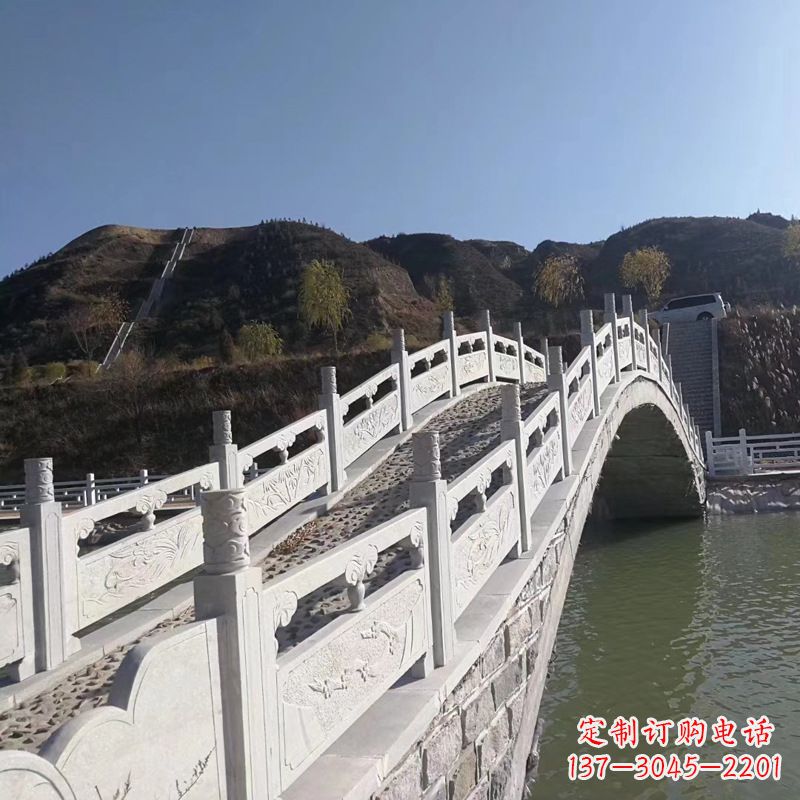 潍坊汉白玉路桥石栏杆雕塑