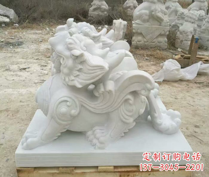 潍坊精美貔貅门口招财石雕