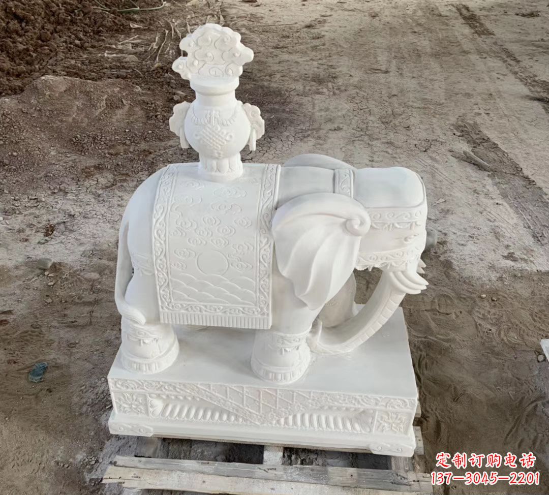 潍坊精美绝伦,汉白玉宝瓶雕塑