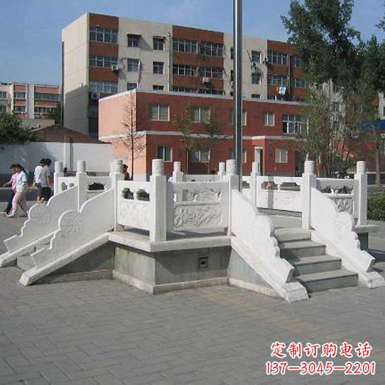 潍坊汉白玉学校升旗台