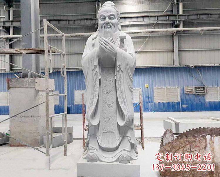 潍坊合浦一中孔子雕像