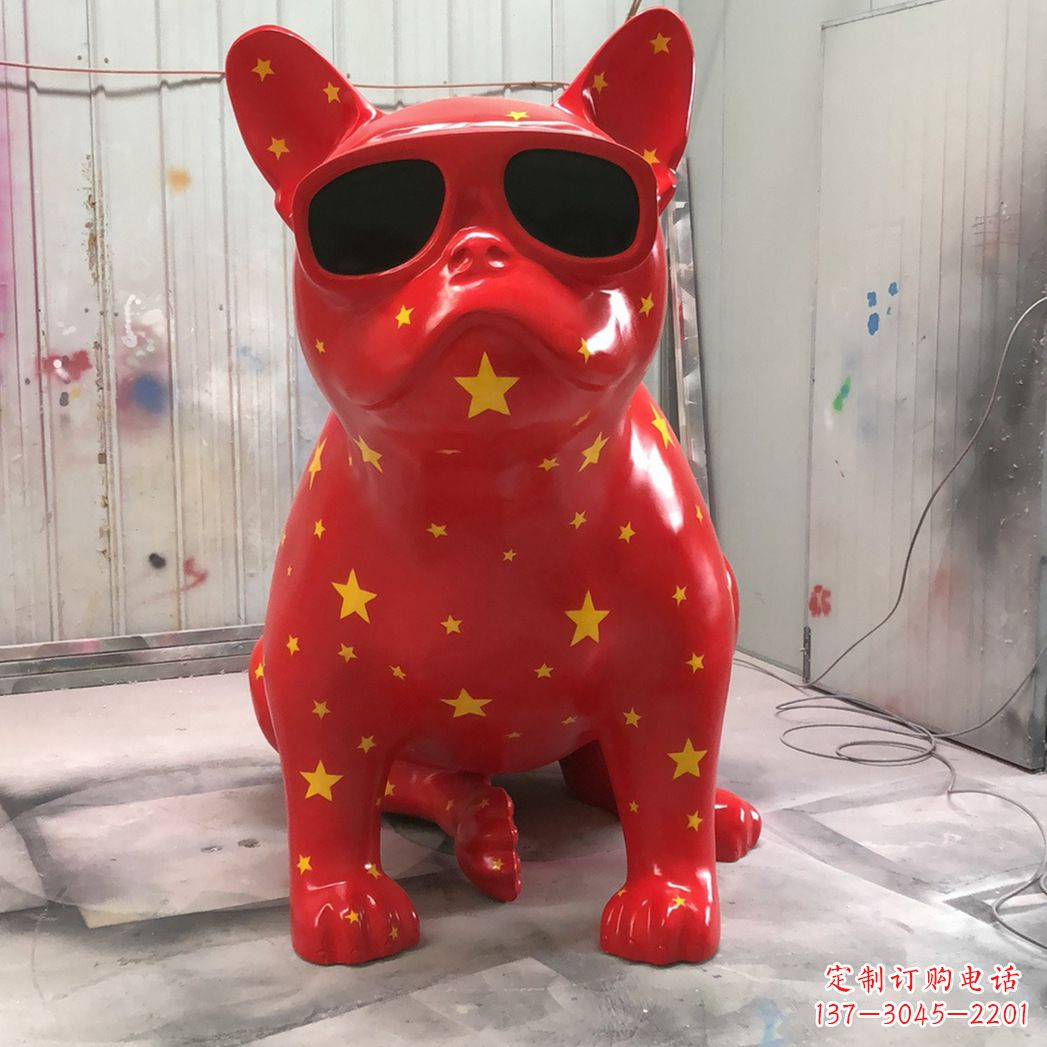 潍坊玻璃钢材质精致的生肖雕塑