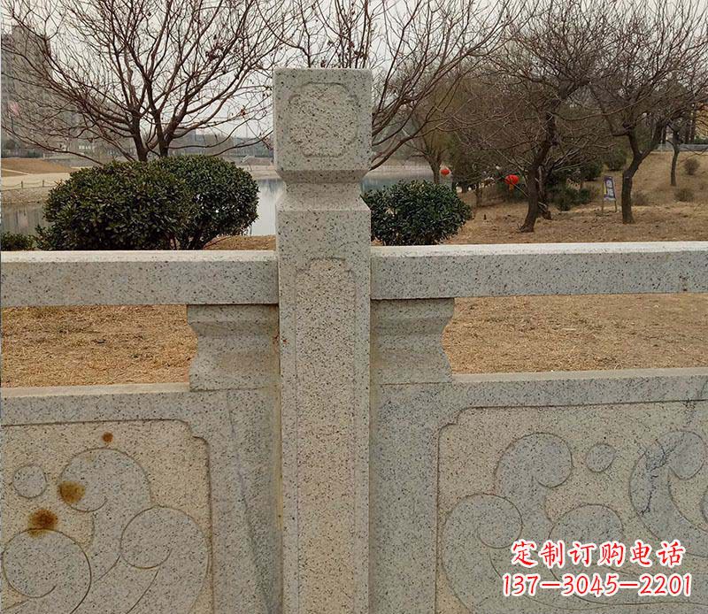 潍坊户外大理石栏板石雕 (2)