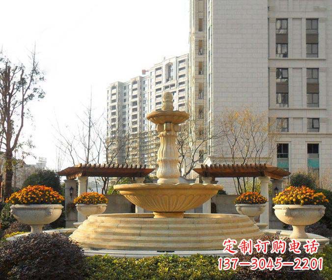 潍坊多层喷泉石雕，一个非凡的视觉盛宴