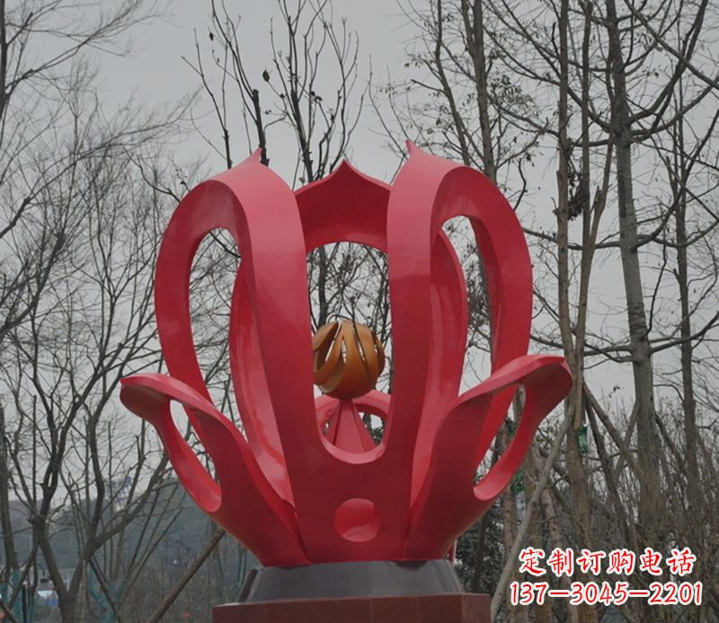 潍坊户外紫荆花雕塑