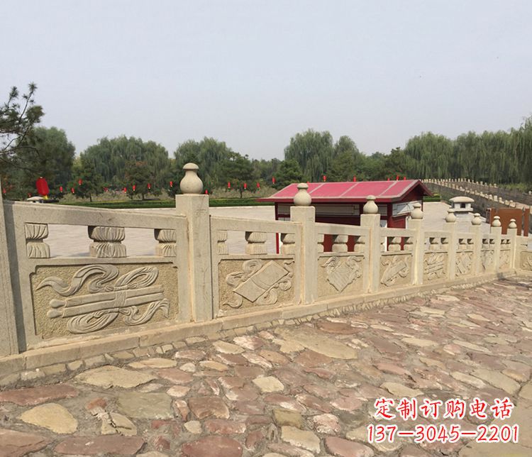 潍坊护城河大理石栏板雕塑