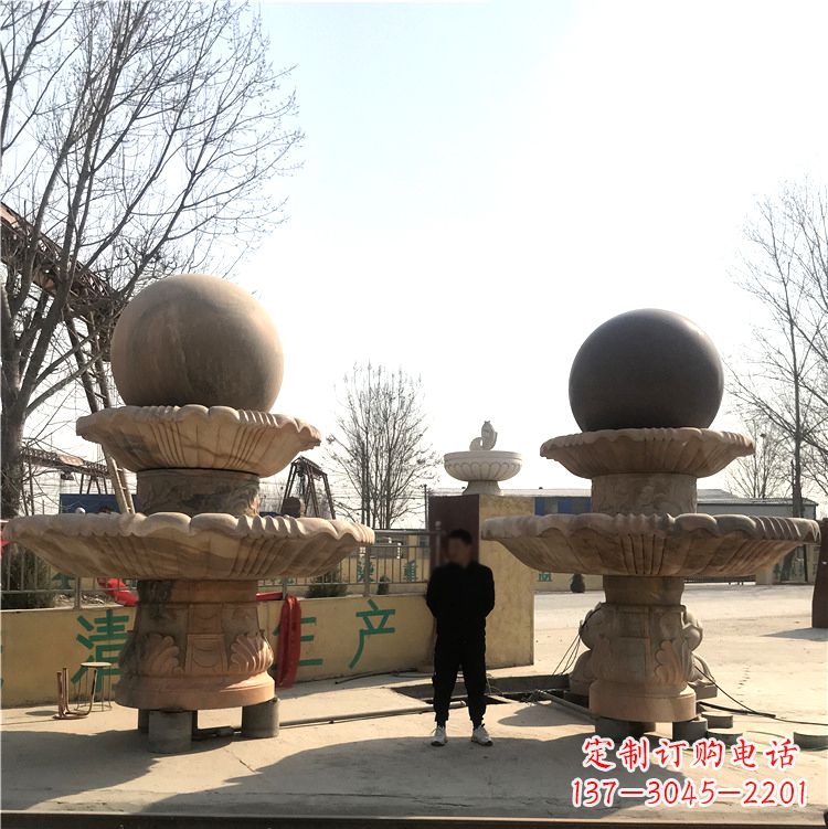 潍坊花园石头喷泉雕塑,为家园带来新的活力