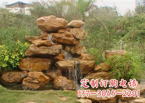 潍坊黄蜡石假山雕塑,古典美感与精细工艺的完美结合