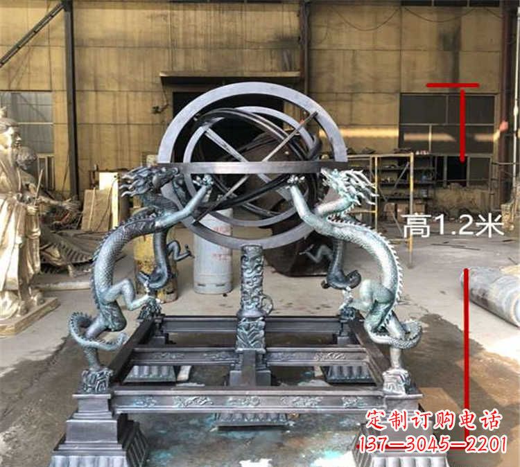潍坊浑天仪古代仪器校园景观雕塑
