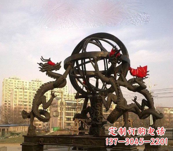 潍坊浑天仪铜雕