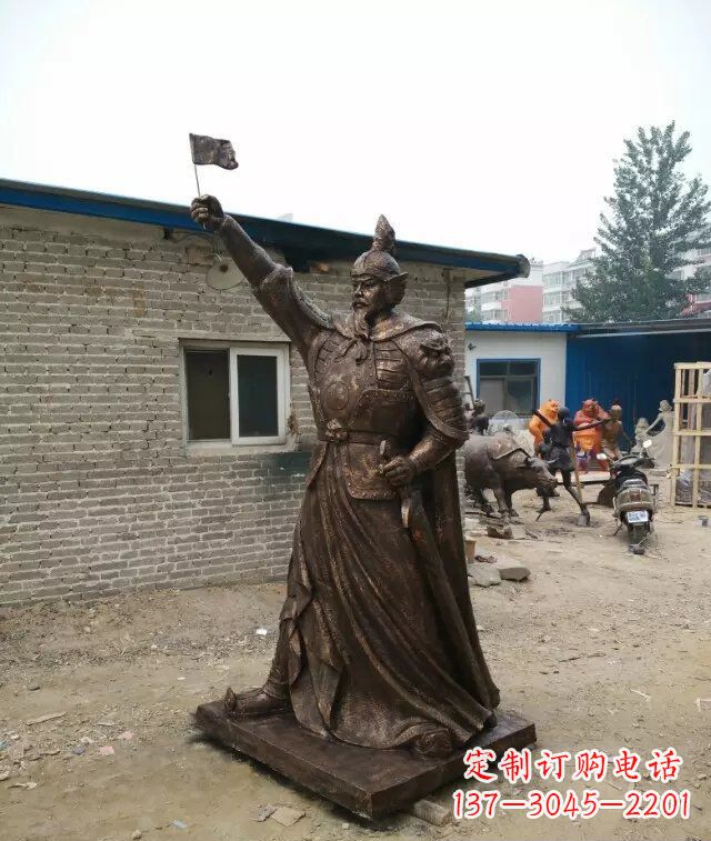 潍坊 大中领雕塑专业打造精美的将军系列铜雕…