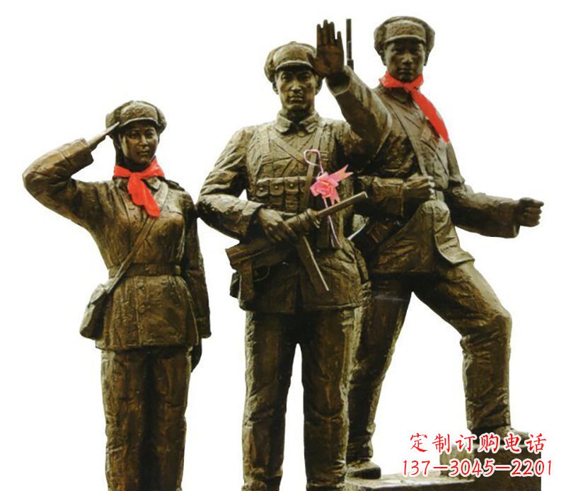 潍坊勇士战士雕塑,感受立于战场的英勇豪迈
