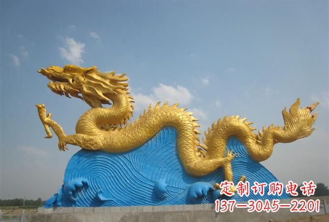 潍坊金雕之王——中领雕塑龙雕塑