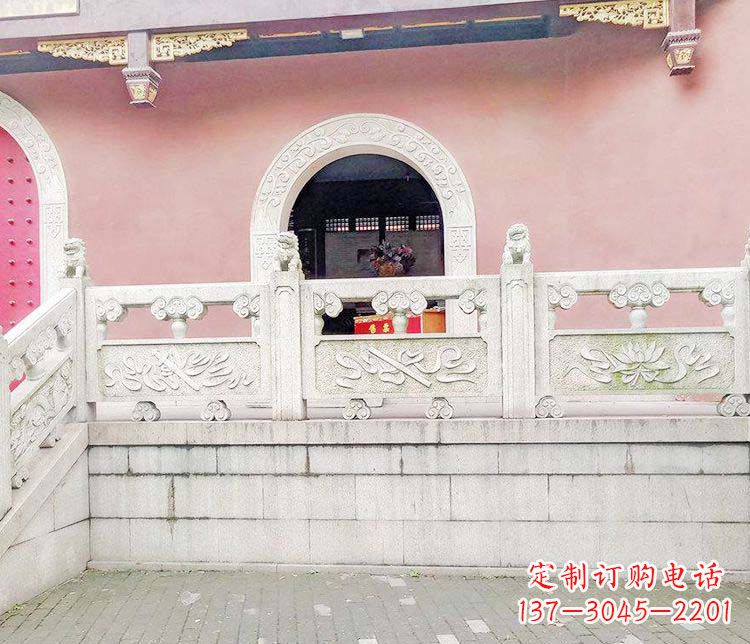 潍坊中领雕塑：大理石栏板雕塑