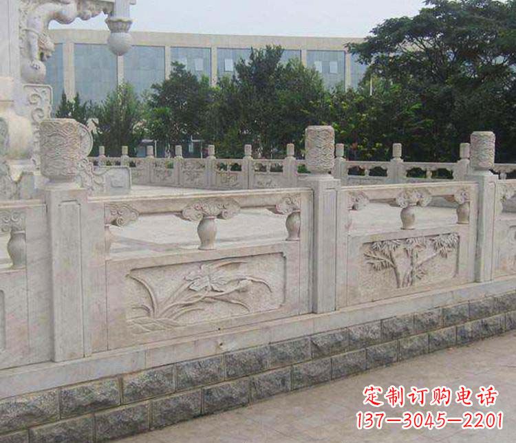 潍坊中领雕塑:精美石材栏板雕塑