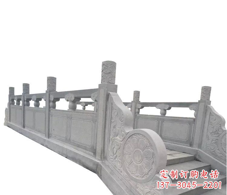 潍坊中领雕塑精美的大理石栏板石雕