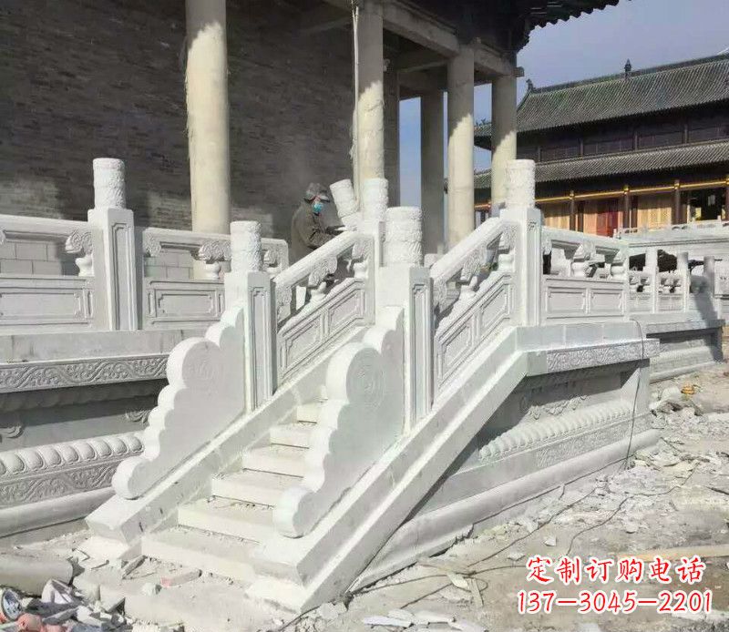 潍坊大理石栏板石雕，精美绝伦，让建筑锦上添花