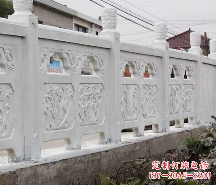 潍坊优雅大理石栏板雕塑