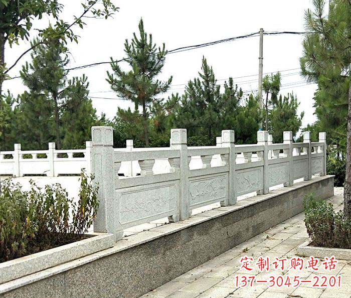 潍坊景区大理石栏杆石雕_2