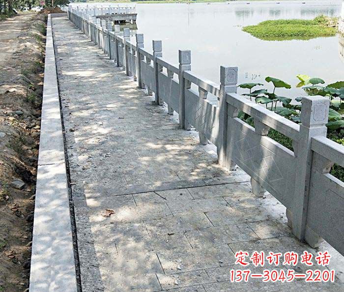 潍坊景区大理石栏杆石雕_1