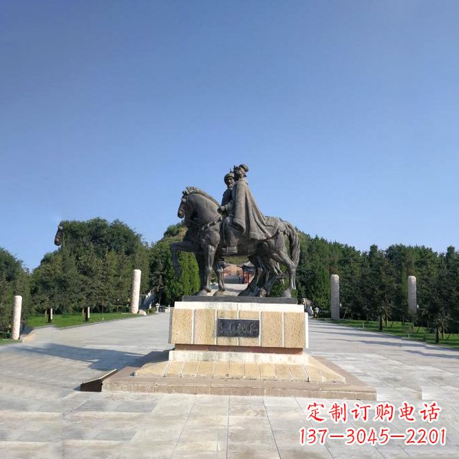 潍坊王昭君雕塑,象征传承君臣之义