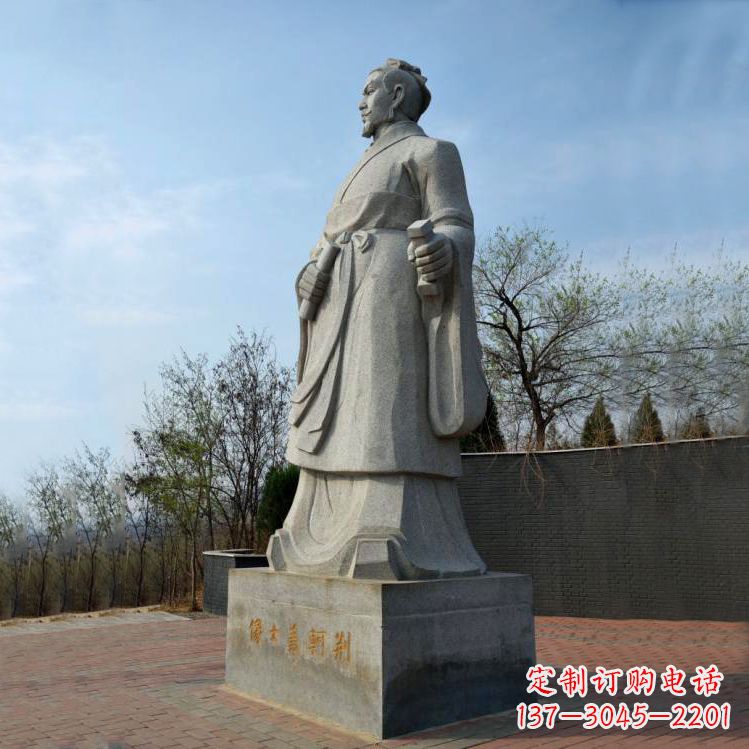 潍坊中国荆轲铜雕塑,给景区广场趣味增添历史感