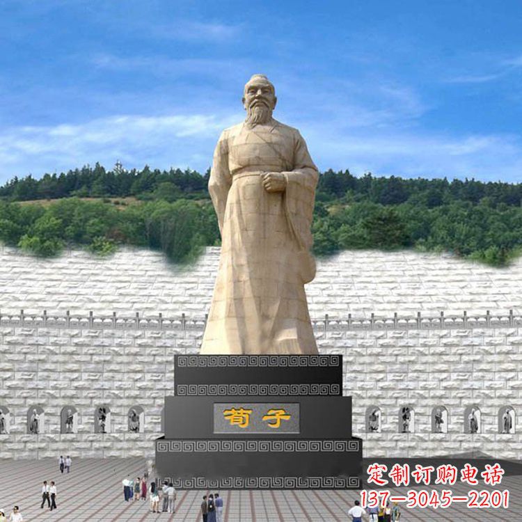 潍坊荀子大型石雕塑,追求卓越的精致艺术