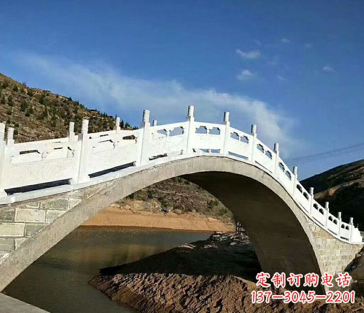 潍坊卓越之作:汉白玉拱桥雕塑