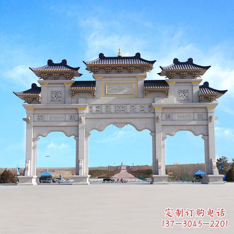 潍坊牌坊雕塑定制，让您的景点更出彩