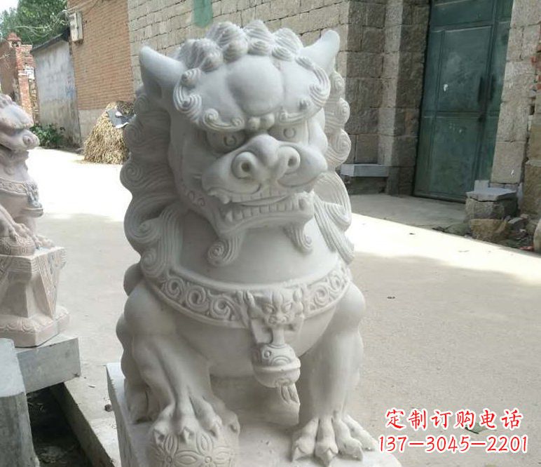 潍坊南方石雕龙狮子——浓烈的中国风雕塑