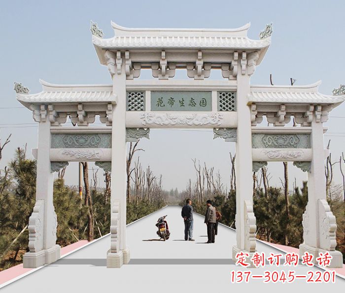 潍坊精美牌坊雕塑，定制你的独一无二