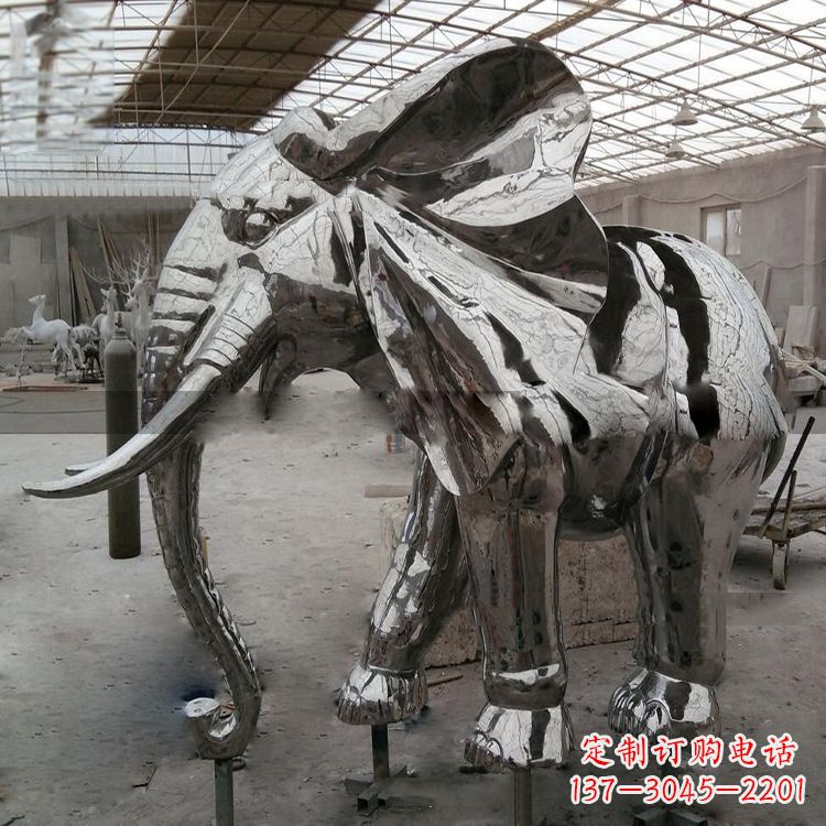 潍坊中领雕塑推出一款全新的大象雕塑,表面采用…