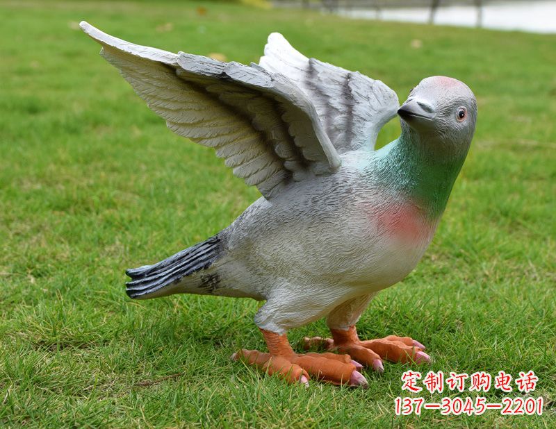 潍坊深具历史意义的和平鸽雕塑