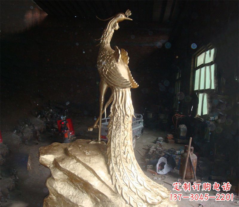 潍坊孔雀雕塑