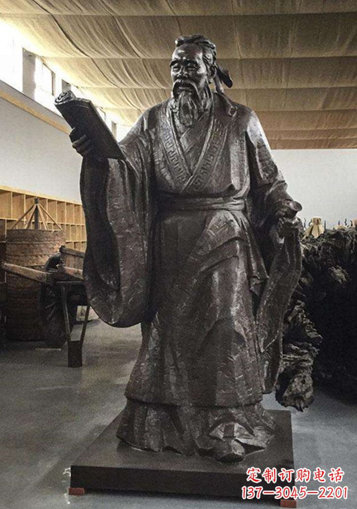 潍坊中国古代圣贤孔子雕塑